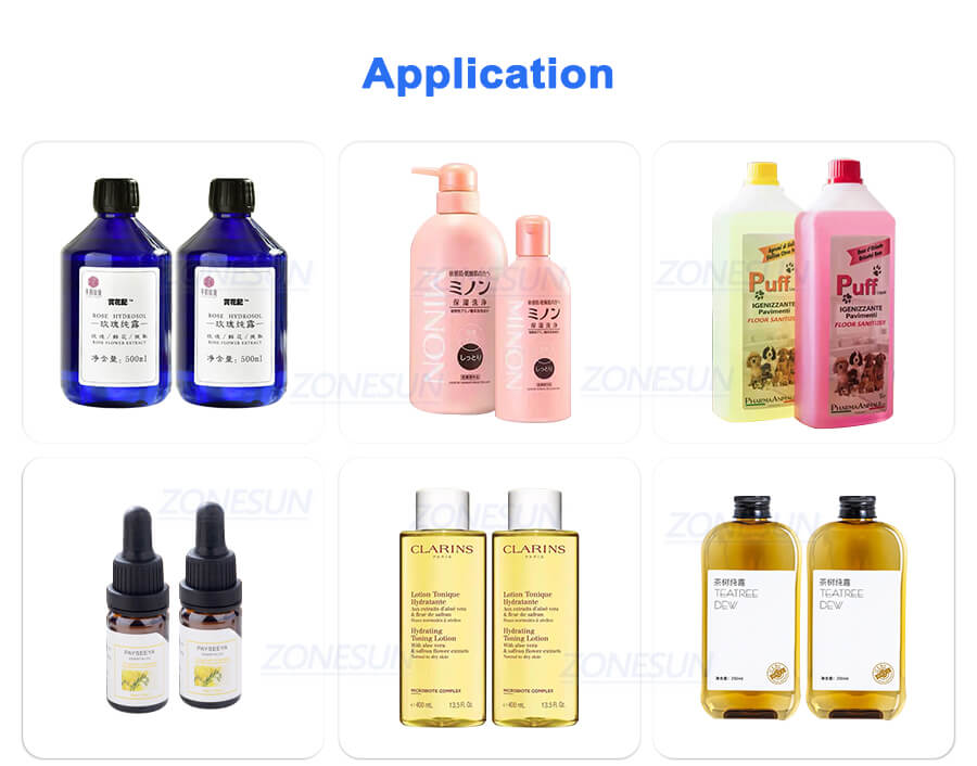 Application of Small Bottle Cap Tightening Machine