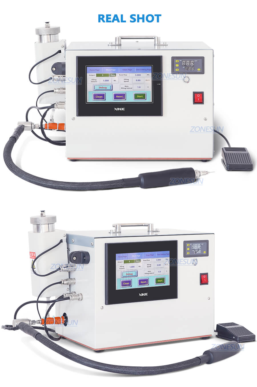 Semi-automatic Small Glass Vial Filling Machine