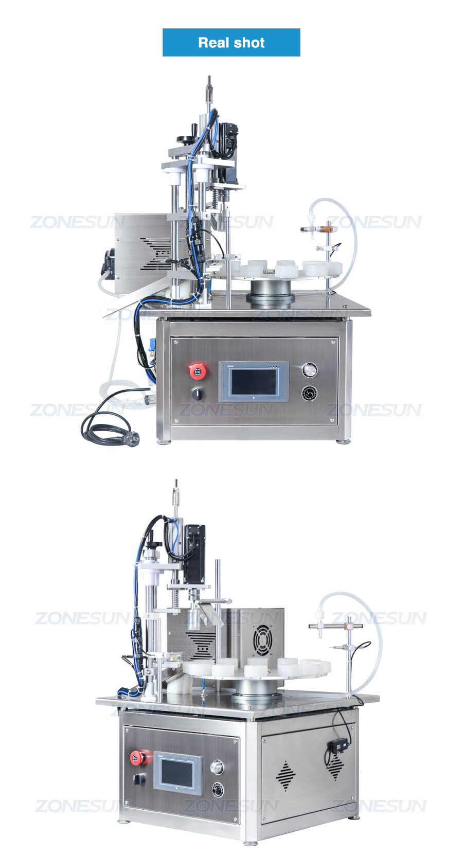Small Bottle Filling Capping Machine