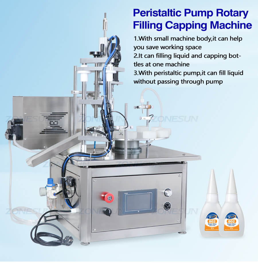 Peristaltic Pump Filling Capping Machine