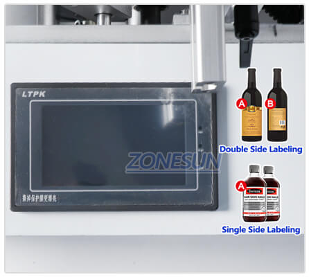 Labeling method of TB-190 Semi-automatic Round Bottle Labeling Machine