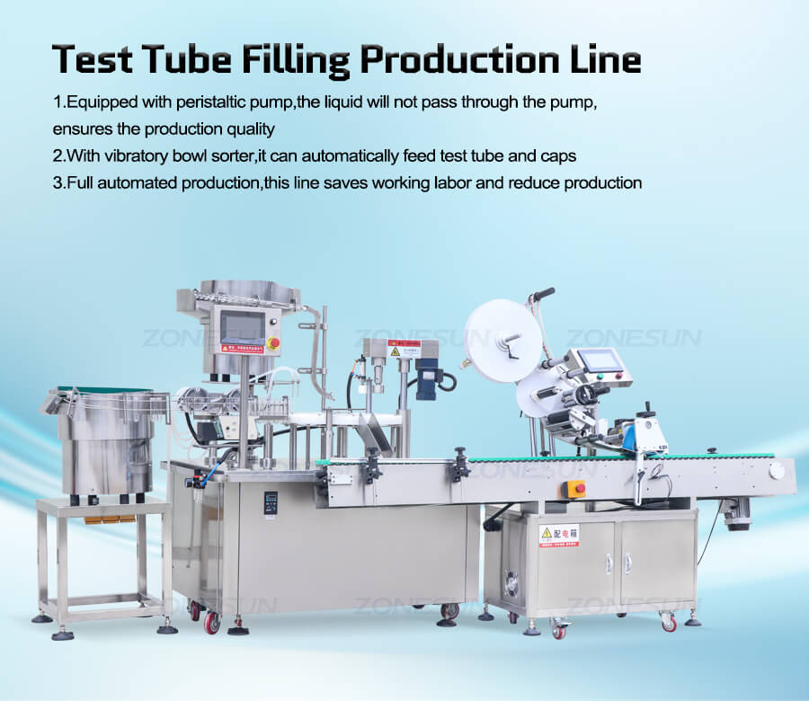 Test Tube Filling Line