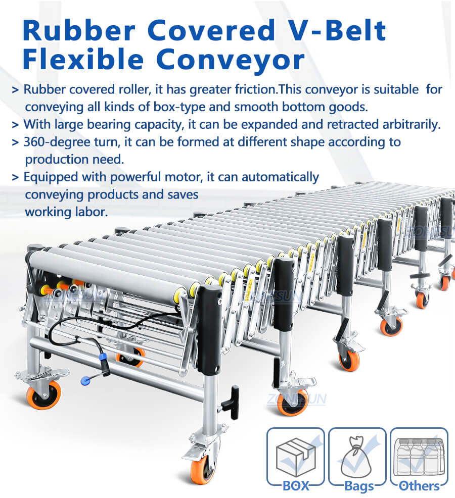 roller expandable conveyor