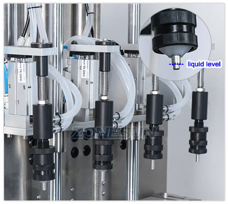 Filling Nozzle of ZS-VTZL500 Vacuum Liquid Filling Machine