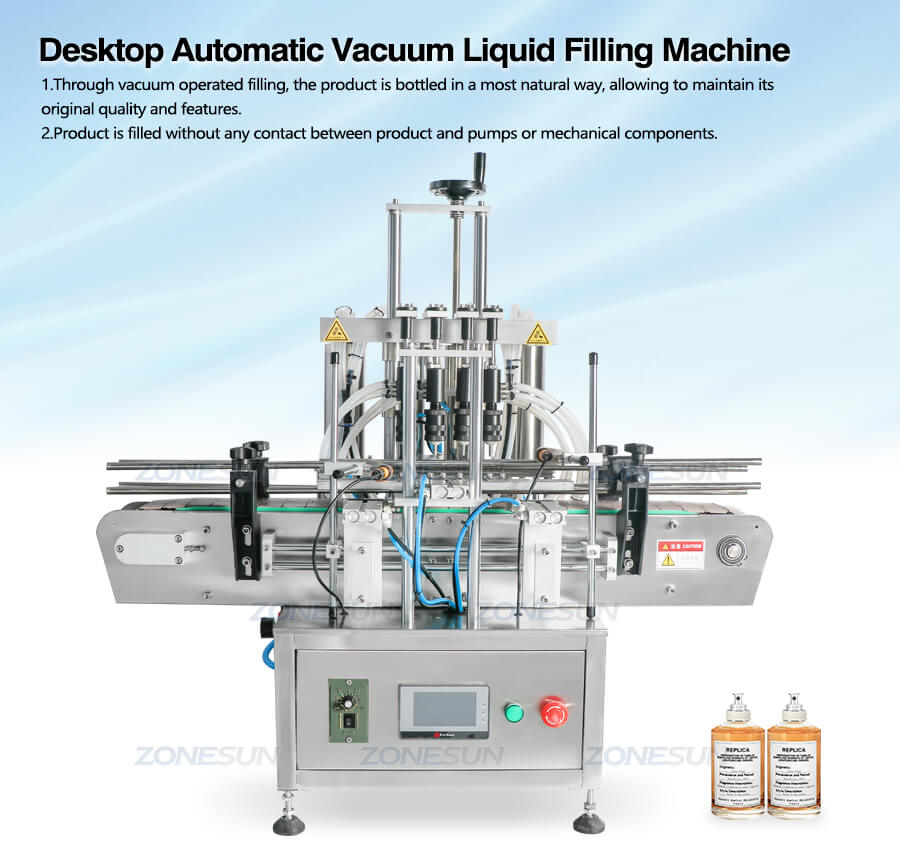 ZS-DTZL500 Desktop Vacuum Liquid Filling Machine