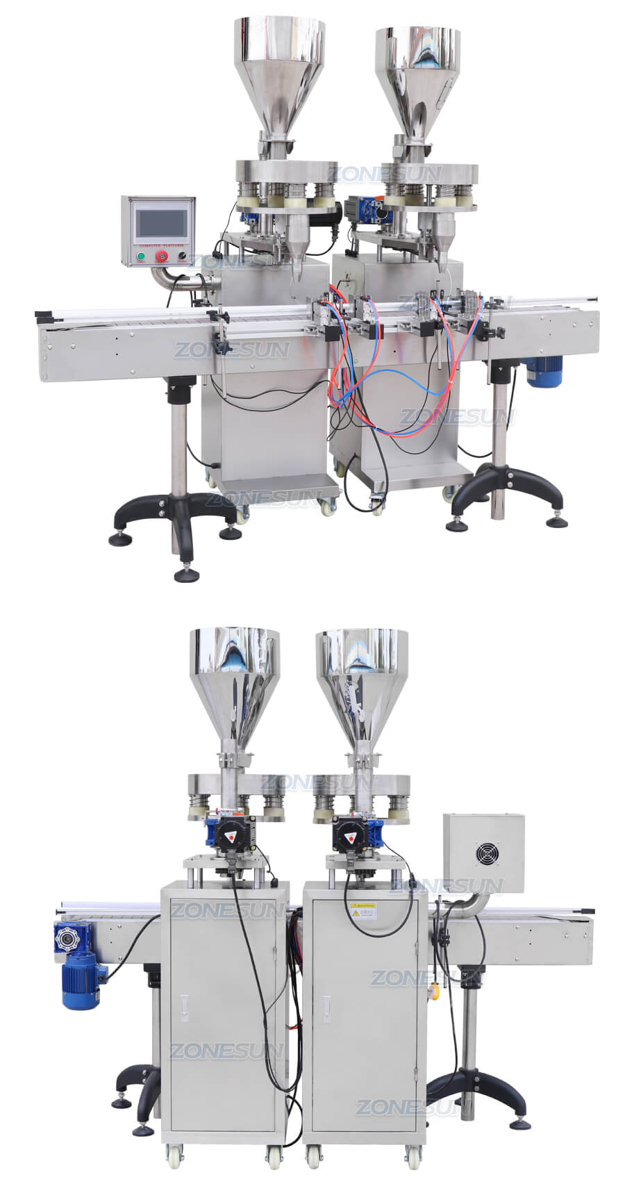 Máquina de preenchimento de grânulo de copo volumétrico