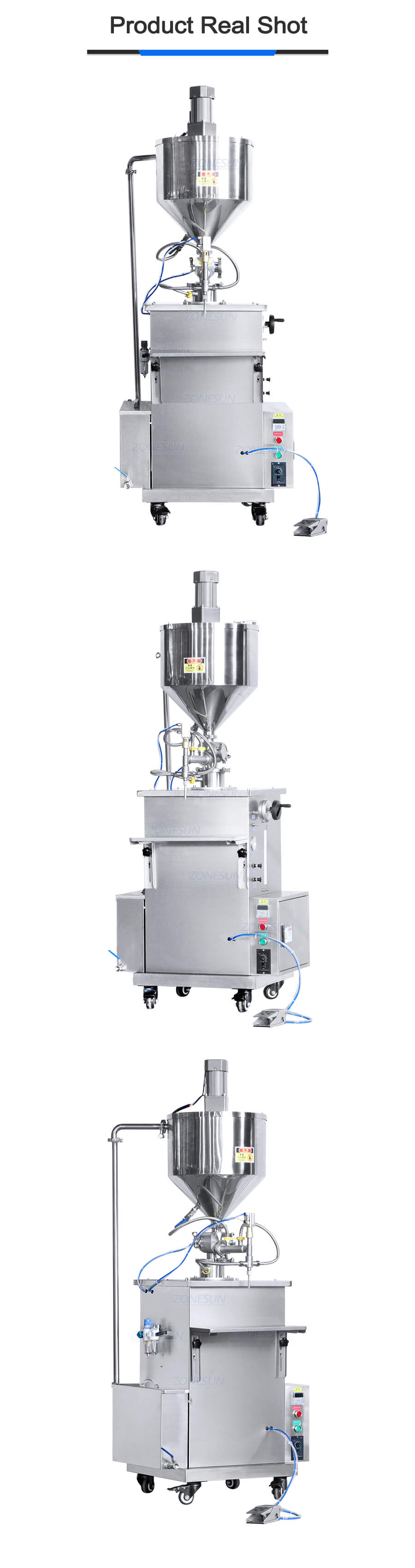 Máquina de encher de aquecimento semi-automática de circulação de água