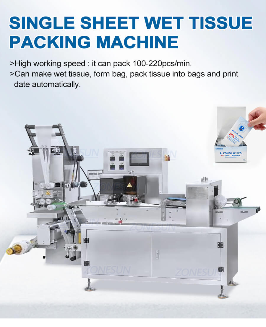 wet wipe packing machine