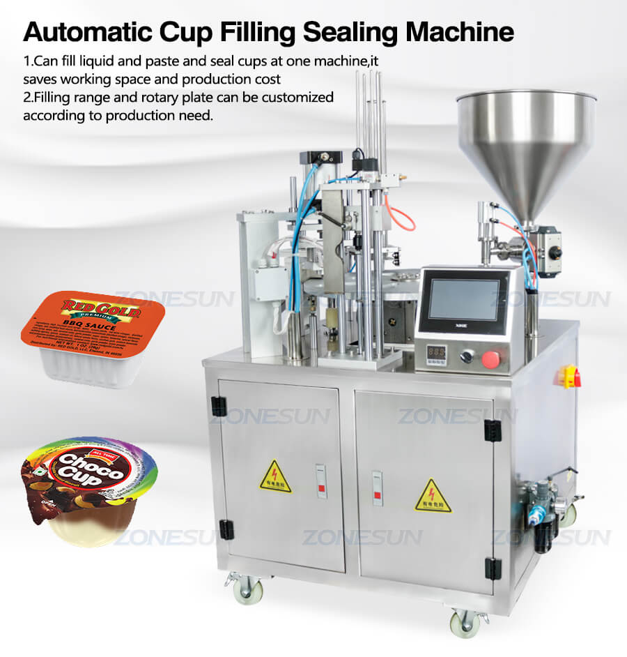 ZS-FS100 Yogurt Cup Filling Sealing Machine