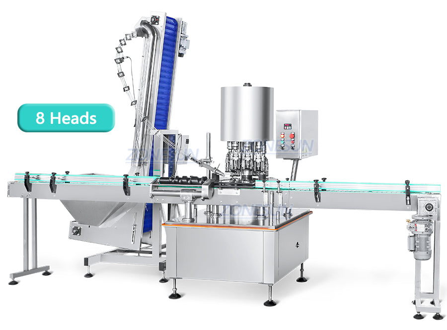 8 cabeças ROPP Capping Machine