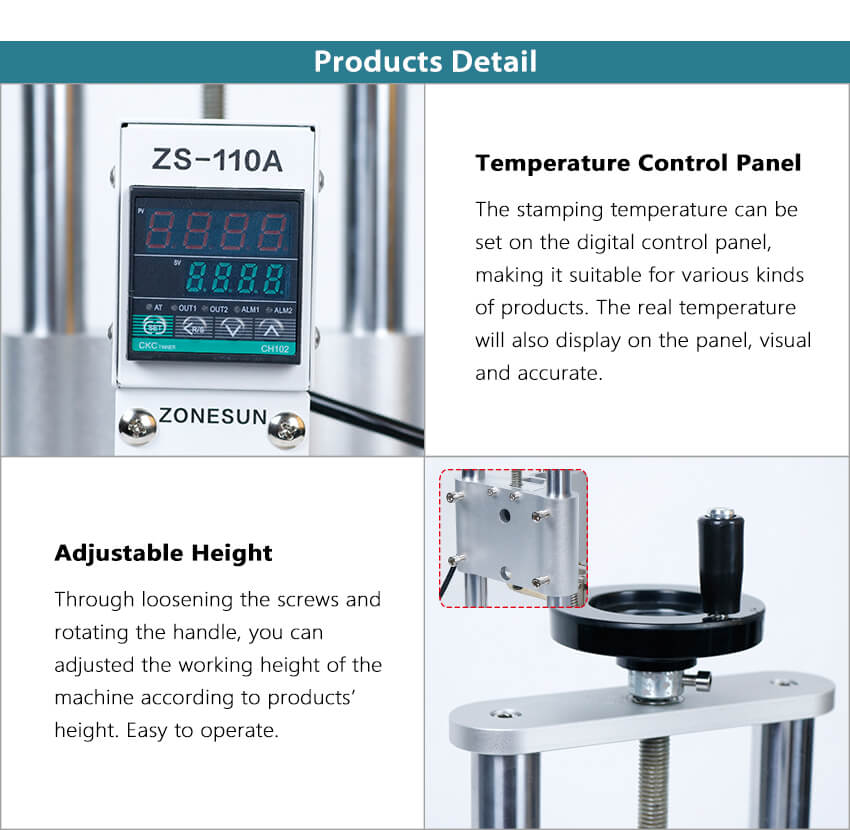 Details of ZS-110A Stamping Machine