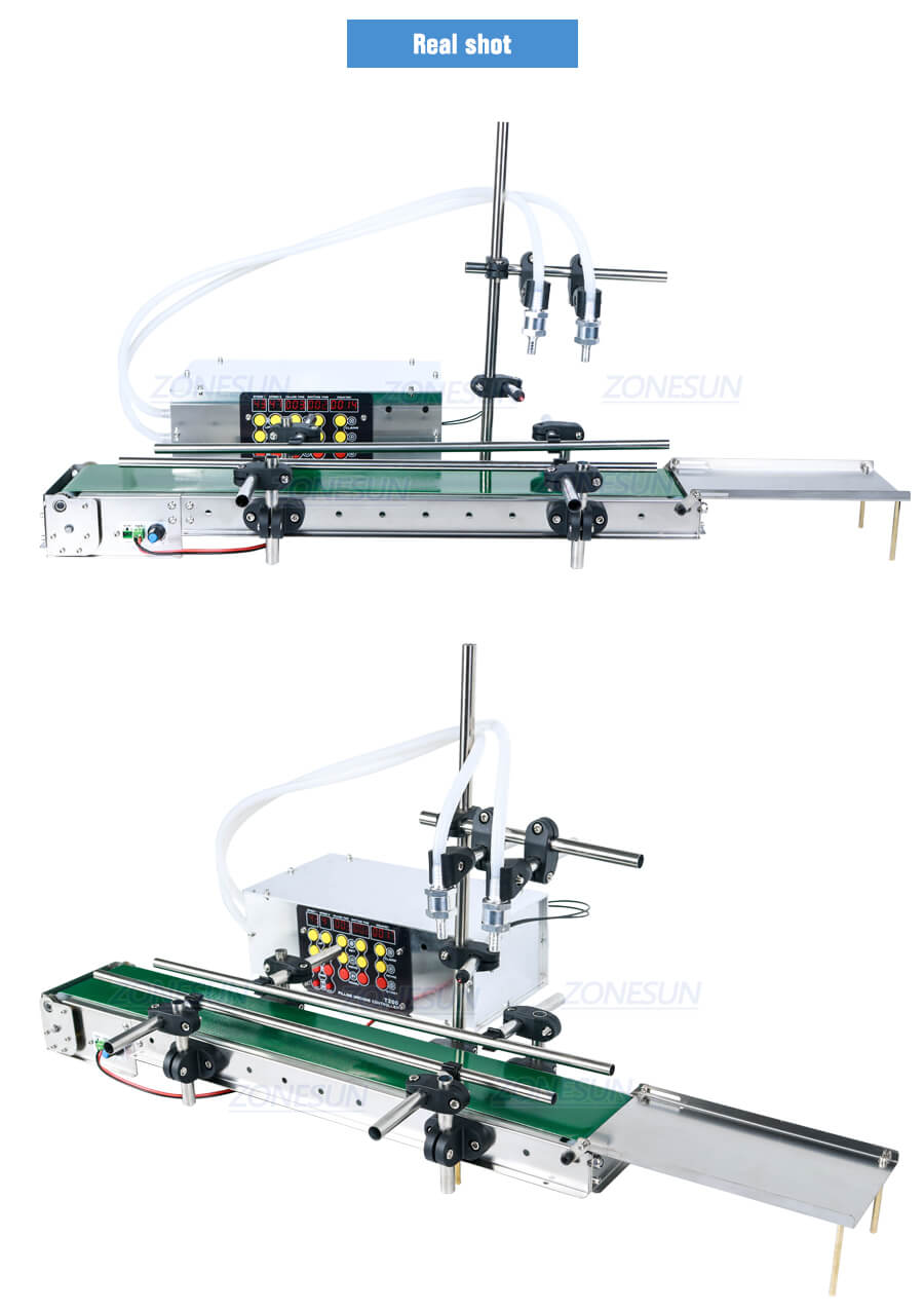 Real shot of ZS-DPYT200 Small Scale Filling Machine