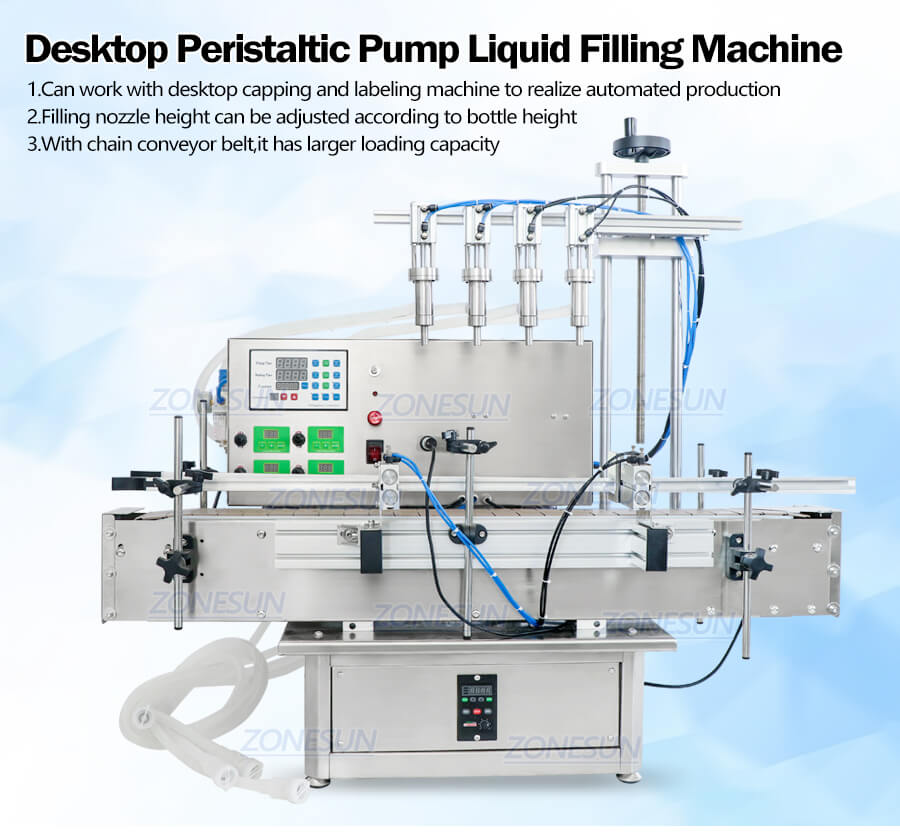 Máquina de encher líquido ZS-DTPP4E