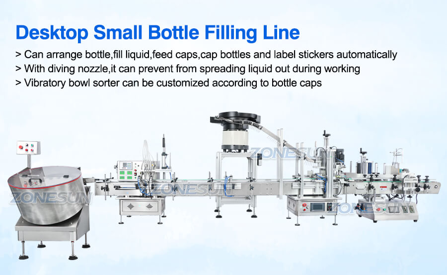 ZS-FAL180D3 Small Bottle Filling Line