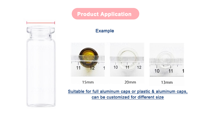 bottle size of vial capper machine