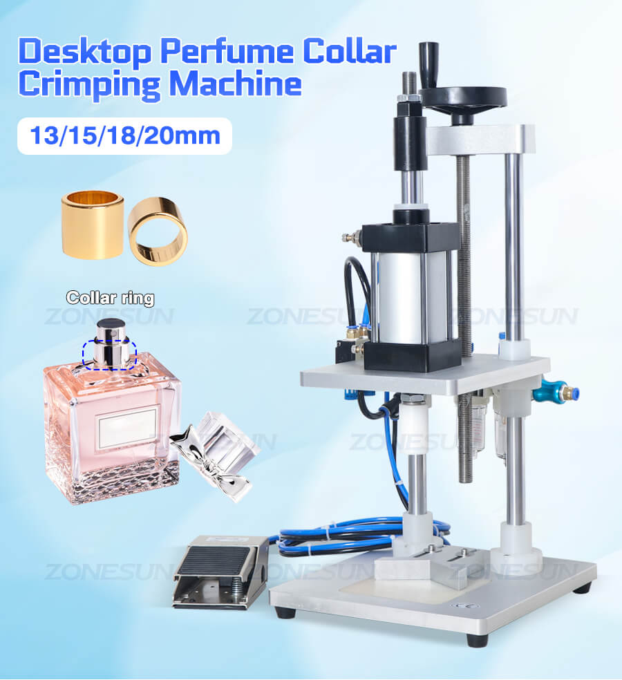Semi-automatic Perfume Collar Ring Bottle Capping Machine