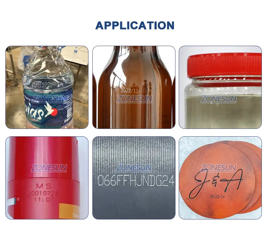 Anwendung des CO2 -Lasercodierers