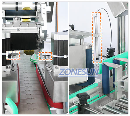 Etichetarea șefului ZS-TB822D Mașină automată de etichetare a sticlelor