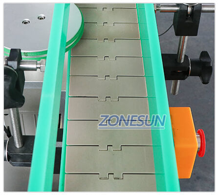 Conveyor Belt of ZS-TB822D Automatic Bottle Labeling Machine