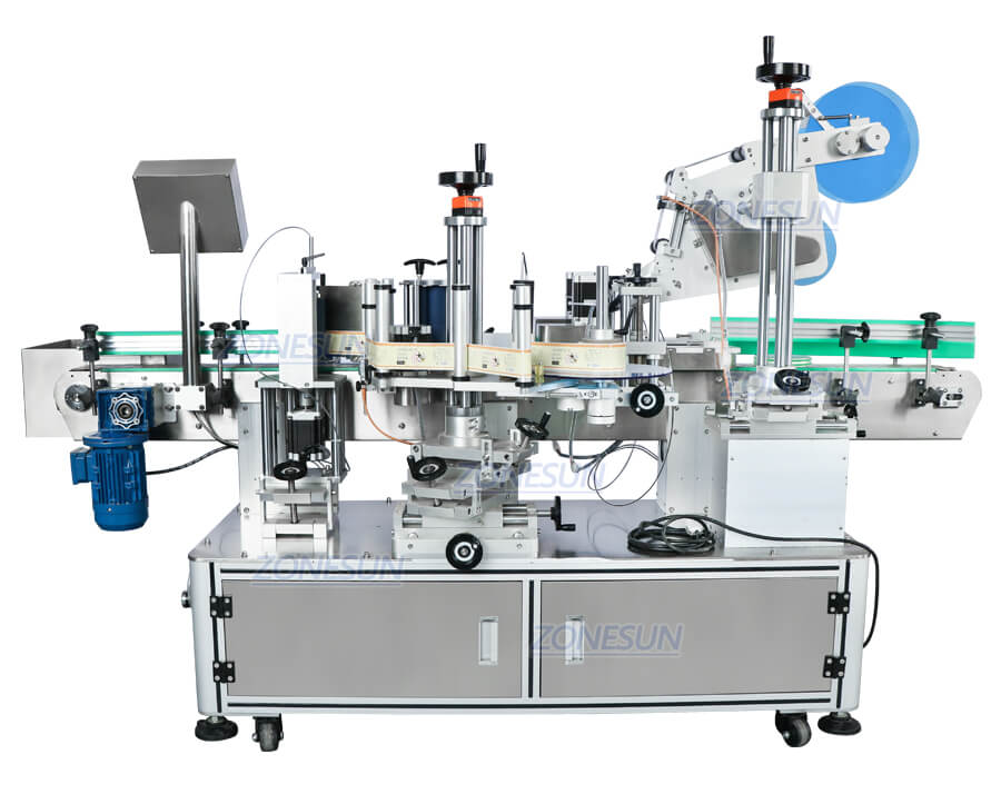 ZS-TB822D Automatic Round Bottle Labeling Machine