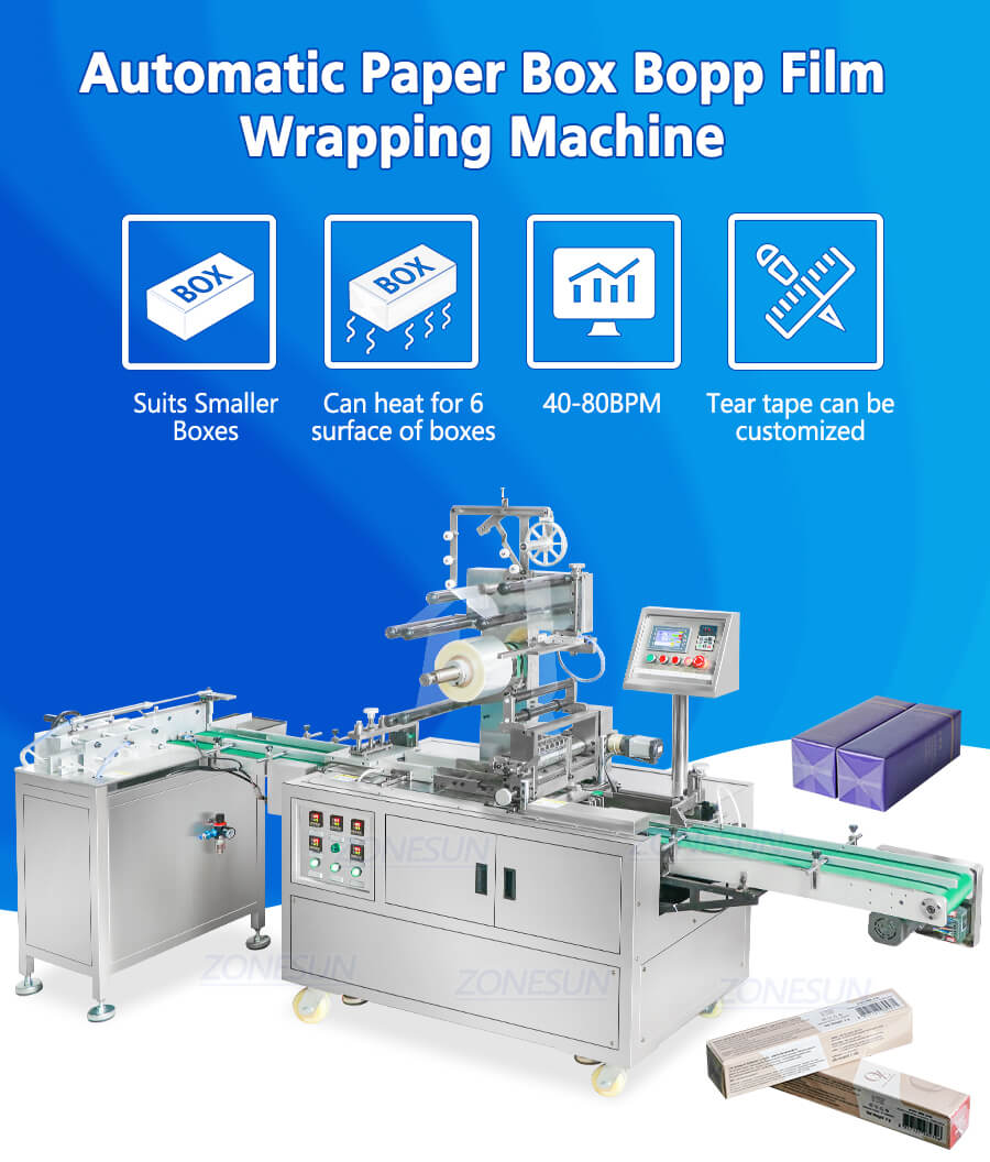 cellophane film wrapping machine