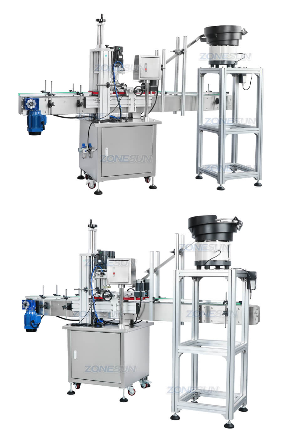ZS-XG16 Automatic Bottle Capping Machine With Cap Feeder