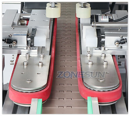 الهيكل التوجيهي لآلة تغطية الزجاجات الأوتوماتيكية ZS-XG16 مع وحدة تغذية الغطاء