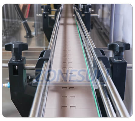 Tapis roulant de la machine de remplissage liquide automatique ZS-YTDC6