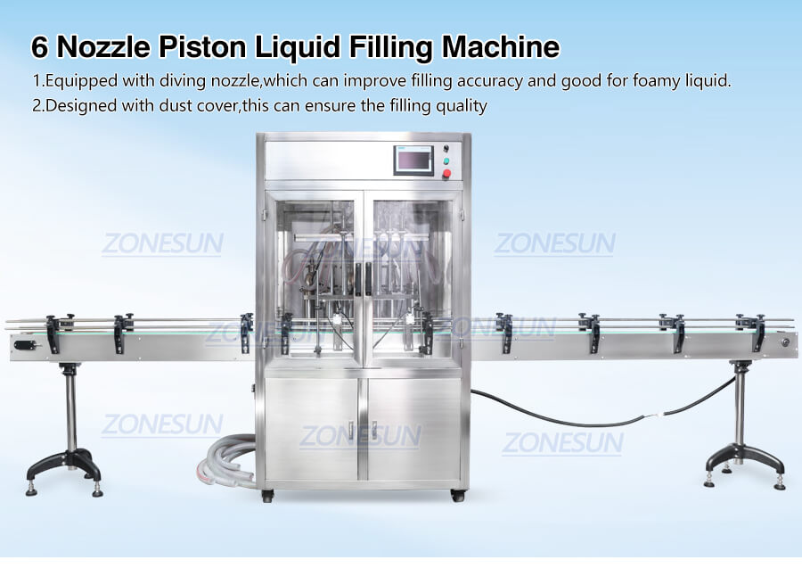 ZS-YTDC6 Automatic Liquid Filling Machine