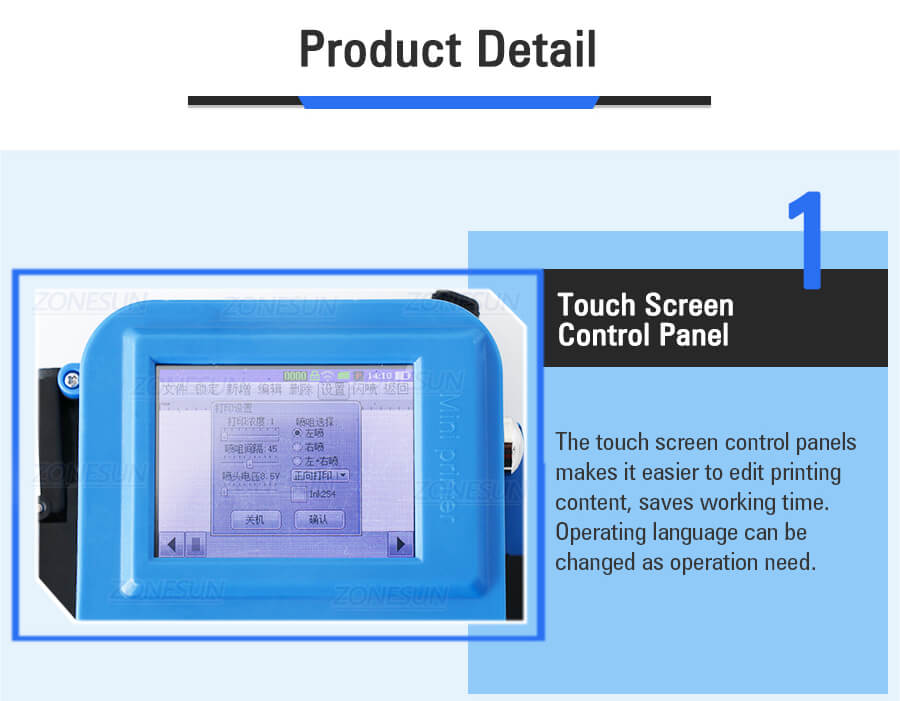 Small Inkjet Coding Machine