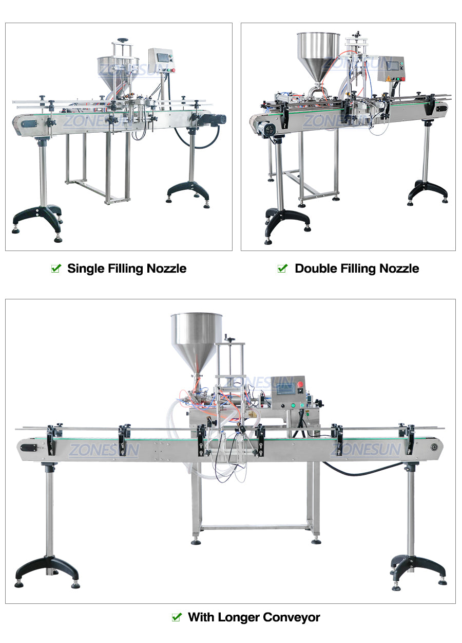 Automatic Liquid Filling Machine With Conveyor