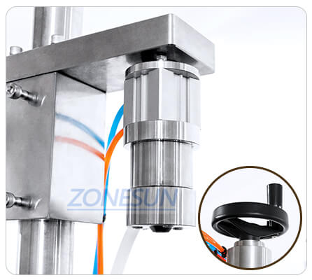 filling nozzle of aerosol can filling crimping machine