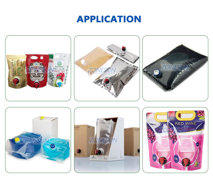 application of bag in box filling machine