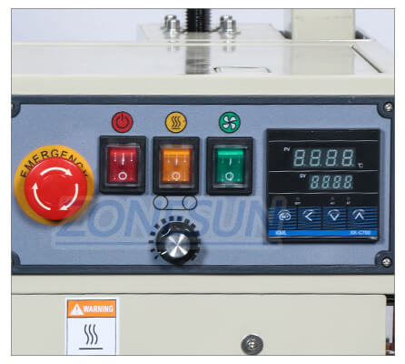 Operation Panel of ZS-FR1100 Bag Sealing Machine