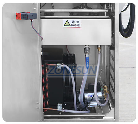 vízhűtéses indukciós tömítőgép