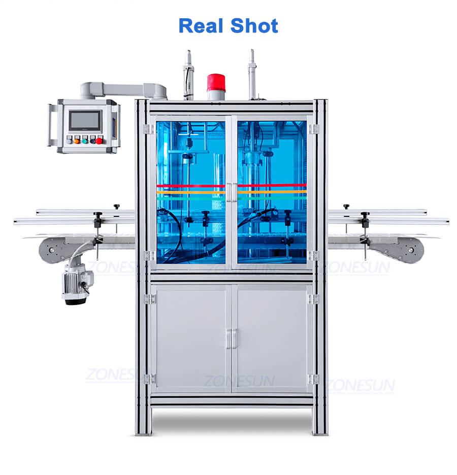 Automatische Flaschenring -Hebeeinsatzmaschine