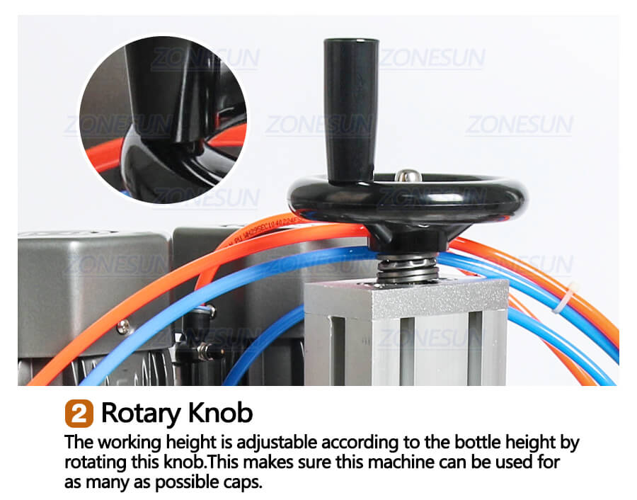 rotary knob of bottle capper machine