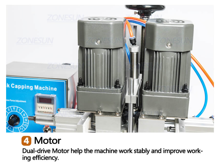motor of bottle capper machine