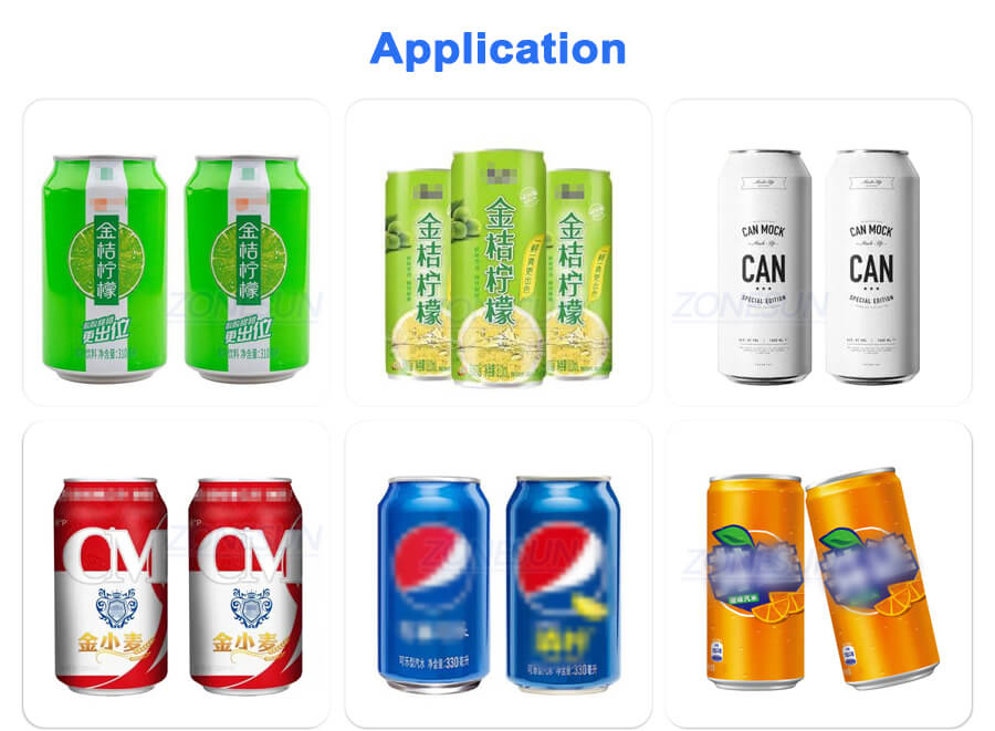 application of carbonated drinks filling machine