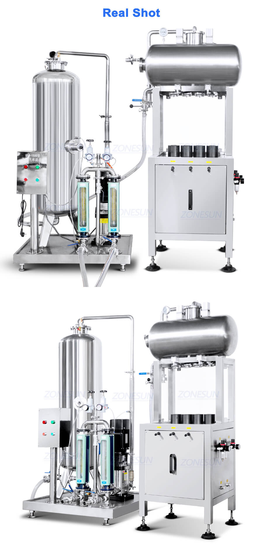 semi-automatic carbonated drinks filling machine