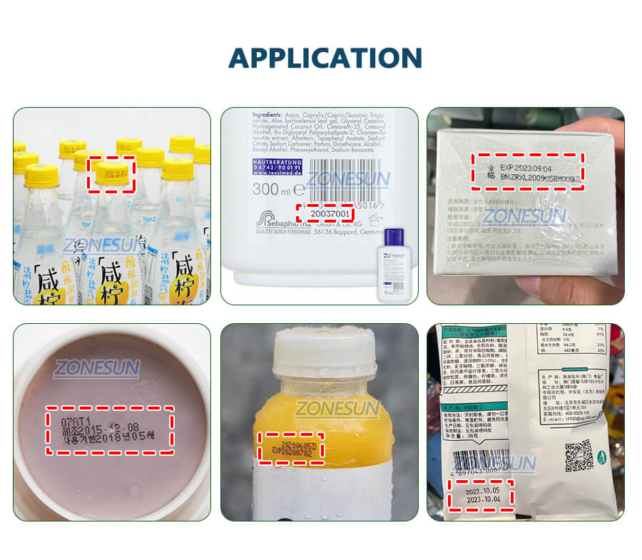 application of continuous inkjet printer