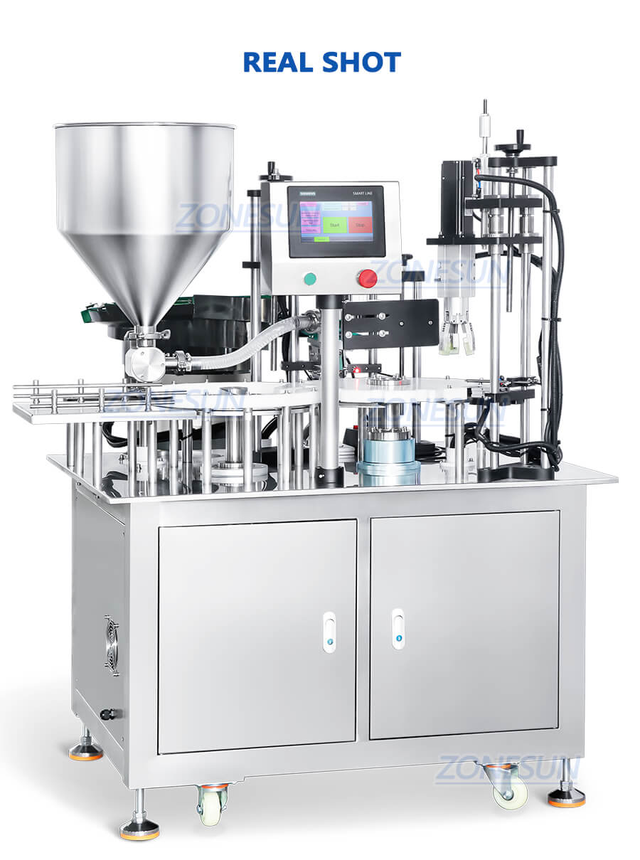 cpsmetic cream filling capping machine