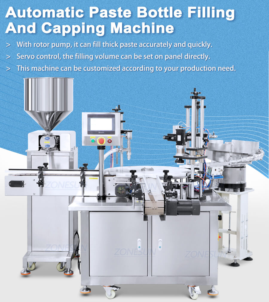cosmetic cream filling capping machine