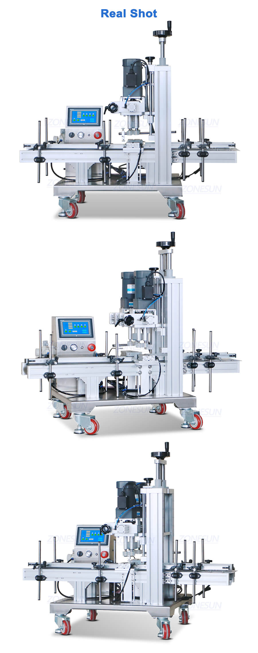 Machine de coiffage de bureau pour les boissons énergisantes