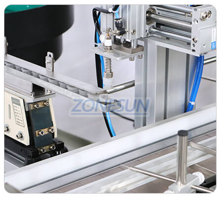 Estructura de limitación de la máquina de tapping de llenado de difusor de láminas