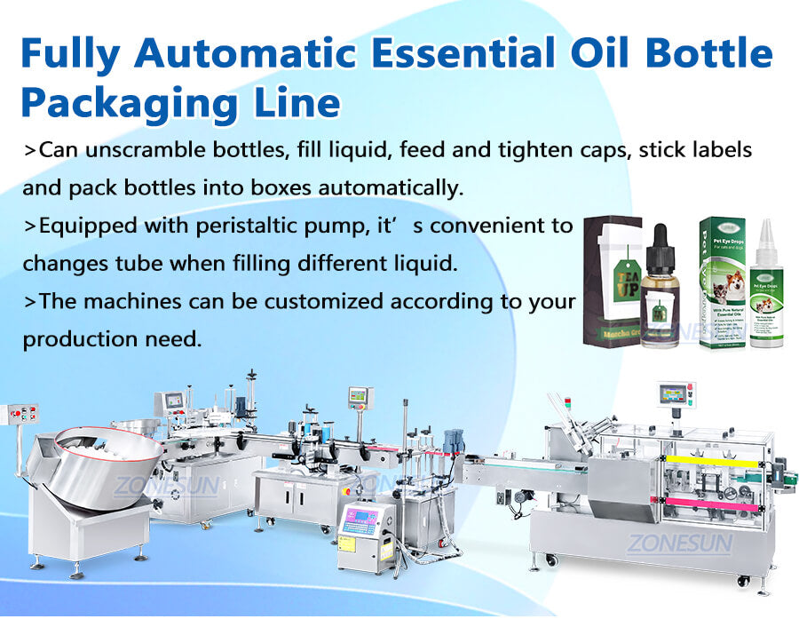 essential oil filling line