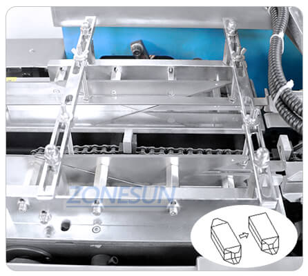 Estrutura de vedação da máquina de embalagem de filme 3D-1