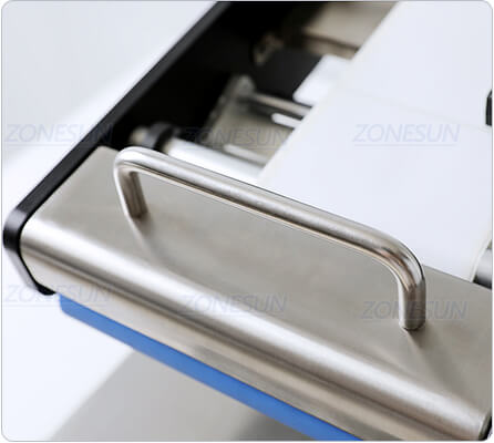 handle of flat surface labeling machine