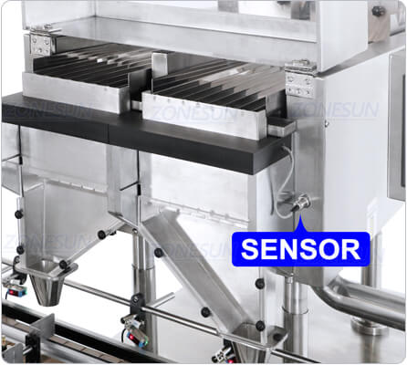 counting channel of granule counting filling machine