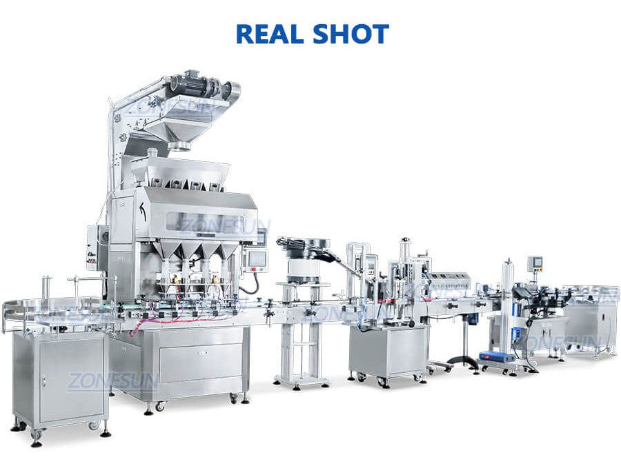 automatic graunle filling line